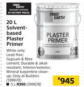 Fired Earth 5Ltr Solvent Based Plaster Primer