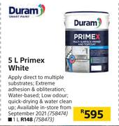Duram 1Ltr Primax (White)