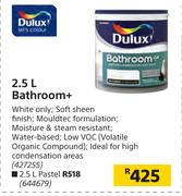 Dulux 2.5Ltr Bathroom+ (White)