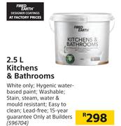 Fired Earth 2.5Ltr Kitchens & Bathrooms