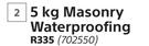 Fired Earth Damp X 5kg Masonry Waterproofing