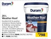 Duram 5Ltr Weather Roof