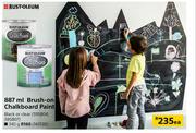 Rust Oleum 887ml Brush On Chalkboard Paint-Each