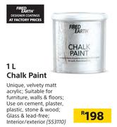 Fired Earth 1L Chalk Paint