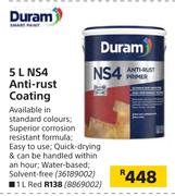 Duram 5L NS4 Anti Rust Coating