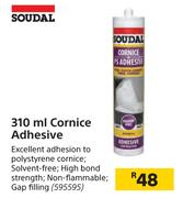 Soudal Cornice Adhesive-310ml