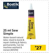  Bostik Sew Simple-25ml