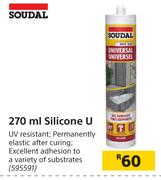 Soudal Silicone U-270ml