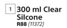 Alcolin 300ml Clear Silcone