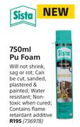 Sista PU Foam-750ml