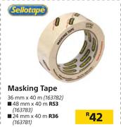 Sellotape Masking Tape 36mm x 40m