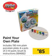 Crazy Crafts Paint Your Own Plate