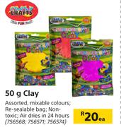 Crazy Crafts Clay-50g Each