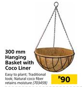 300mm Hanging Basket With Coco Liner