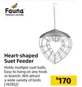 Fauna Heart Shaped Suet Feeder