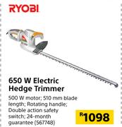 Ryobi 650W Electric Hedge Trimmer