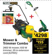 Trimtech Mower & Trimmer Combo
