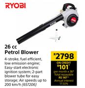 Ryobi 26cc Petrol Blower