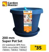 Garden Master 200mm Super Pot Set