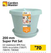 Garden Master 200mm Super Pot Set