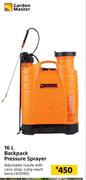 Garden Master 16L Backpack Pressure Sprayer