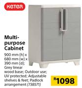 Keter Multi Purpose Cabinet 900mm (h) x 680mm (w) x 390mm (d)