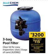 Blue Chem 3 Bag Pool Filter