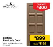 Swartland Bastion Barricade Door-2.032m (h) x 813 (w)