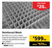 Reinforced Mesh (Ref 100)-6m x 2.4m Each