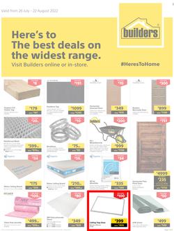 Builders KwaZulu-Natal : Here's To The Best Deals On The Widest Range (26 July - 22 August 2022), page 1