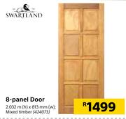 Swartland 8 Panel Door-2.032m (h) x 813mm (w)