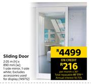 Sliding Door-2.05m (h) x 890mm (w) 
