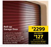 Roll Up Garage Door-2.4m x 2.1m