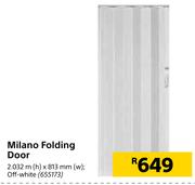 Milano Folding Door-2.032m (h) x 813mm (w)