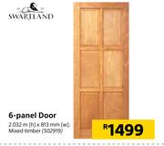 Swartland 6 Panel Door-2.032m (h) x 813mm (w)