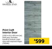 Print Craft Interior Door-2.032m (h) x 813mm (w)