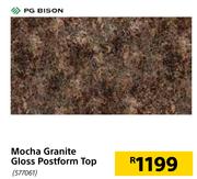 PG Bison Mocha Granite Gloss Postform Top 