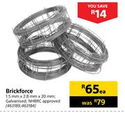 Brickforce-1.5mm x 2.8mm x 20mm Each
