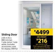 Sliding Door-2.05m (h) x 890mm (w) 