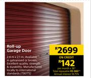 Roll Up Garage Door-2.4m x 2.1m
