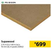 PG Bison Supawood 2.75m (l) x 1.83m (w) x 16mm (d)