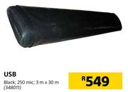 USB (Black; 250 mic; 3 m x 30 m)