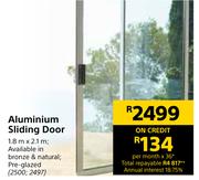 Aluminium Sliding Door 1.8m x 2.1m