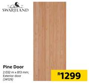 Swartland Pine Door 2.032m x 813mm 