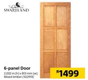 Swartland 6-Panel Door 2.032m (h) x 813mm (w) 