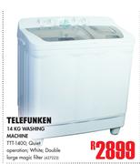 Telefunken 14Kg Washing Machine TTT-1400