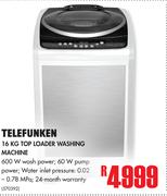 Telefunken 16Kg Top Loader washing Machine
