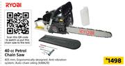 Ryobi 40cc Petrol Chain Saw