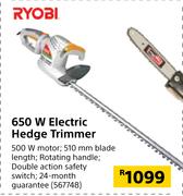 Ryobi 650W Electric Hedge Trimmer 