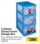 Disney 3 Drawer Frozen Storage Box